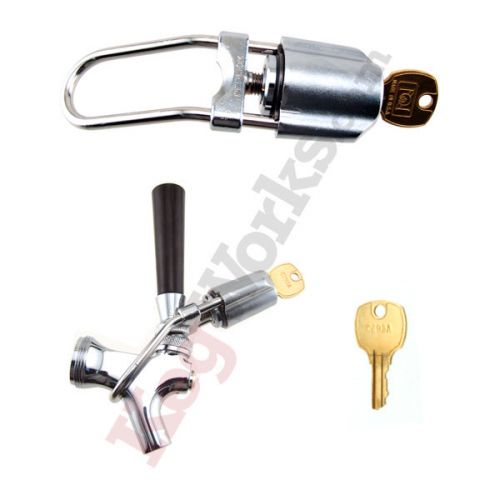 Perlick Wrap-Around Draft Beer Faucet Lock - Kegerator Bar Tap Handle Security