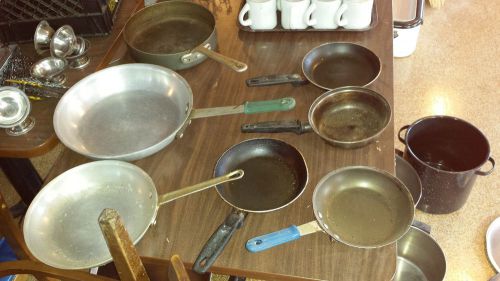 7 Pans from a Restaurant Foreclosure in Great Shape