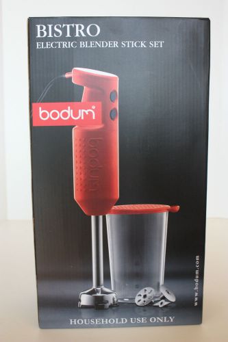 Bodum bistro electirc blender stick set red k11179 for sale