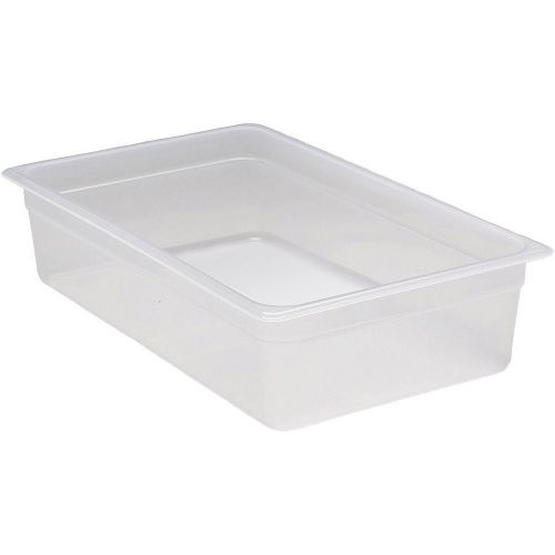Cambro 1/1 gn food pan, 4&#034; deep, 6pk translucent 14pp-190 for sale