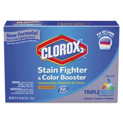 Clorox 03098 Stain Remover And Color Booster, Powder, Original, 49.2oz Box,