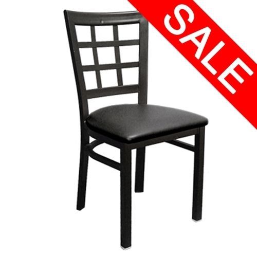 Metal window back chair (ttm-3165) for sale