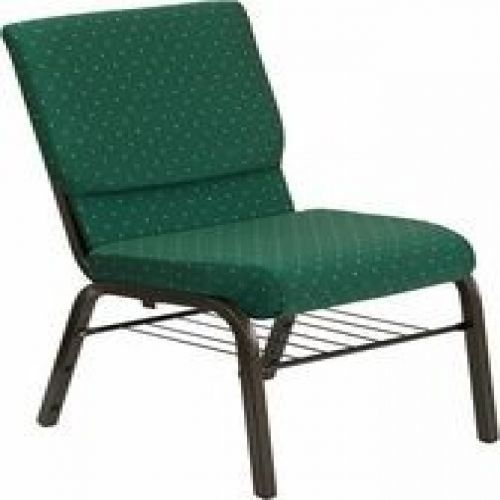 Flash Furniture XU-CH-60096-GN-BAS-GG HERCULES Series 18.5&#039;&#039; Wide Green Patterne