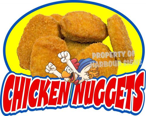 Chicken Nuggets Concession Decal 36&#034; Restaurant Food Truck Van Menu Sticker