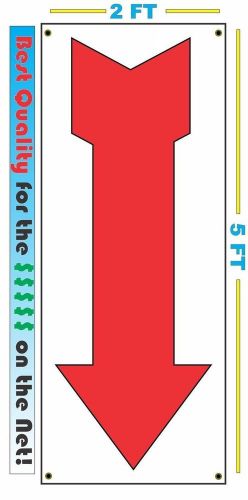 Full Color GIANT DOWN ARROW Sign NEW XL Larger Size BEST PRICE ON THE NET!