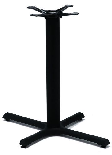 4 x 22&#039;&#039; x 30&#039;&#039; oblong restaurant table x-base with 3&#039;&#039; dia. table height column for sale