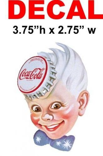 Vintage style  coke coca cola sprite boy  decal / sticker - very nice for sale