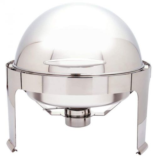 New! Heavy Duty Maxam Stainless Steel Round Chafing Dish Roll Top Pro Use