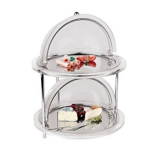 19 5/8 Two-Tier Cooling 1919 Display for Commercial or Elegant Home Entertaining