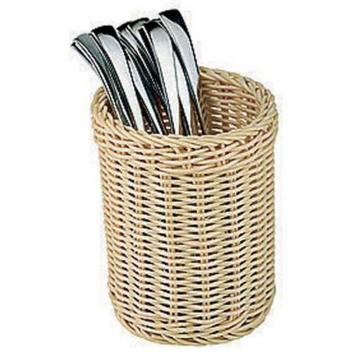 world cuisine flatware/breadstick polyrattan  basket set of 3