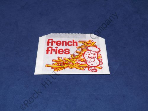 100 Count French Fry Bags -- New