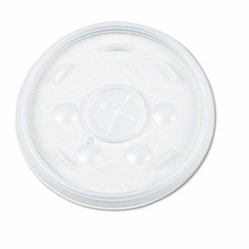 Dart plastic lids, for 12-oz. hot/cold foam cups, 1000 per carton (dcc12sl) for sale