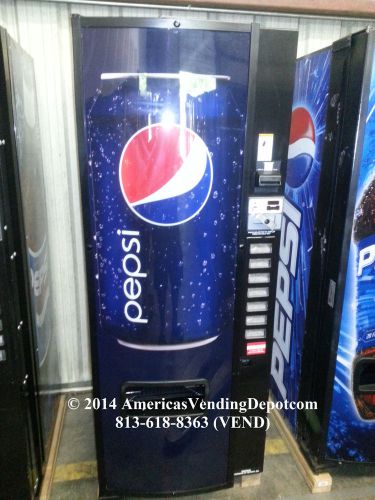 DIXIE NARCO 276E Can &amp; Bottle Soda Machine ~Pepsi Graphics ~ 180 Day Warranty!!!