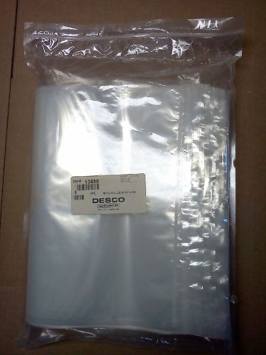 DESCO Ultra Clear, Statfree, Zip, 12&#039;&#039;x18&#039;&#039; Bags #13885 - PACKAGE OF 100 BAGS
