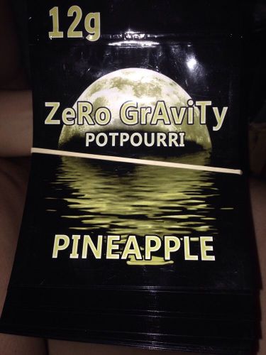 100 Zero Gravity 12g  EMPTY** mylar ziplock bags (good for crafts jewelry)