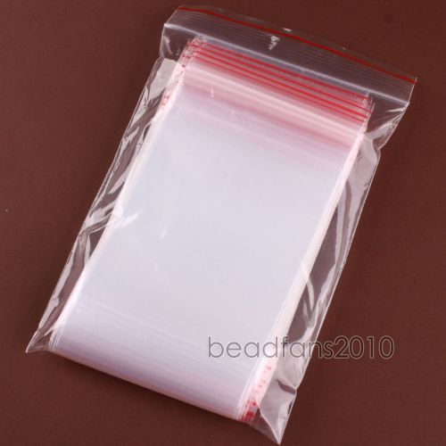 100pcs 2.4&#034;x3.3&#034; 3Mil Zip Lock Clear Poly Bag Small Bags Reclosable Plastic BQ3