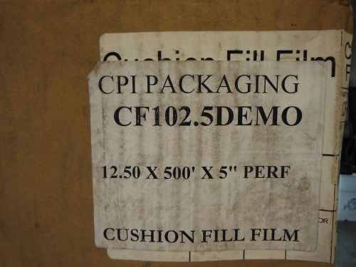 AIR FILLED PILLOW PACKING 12.50&#034;x5&#034;x500&#039; PERF  ROLL OF 500 FEET 1000 bags