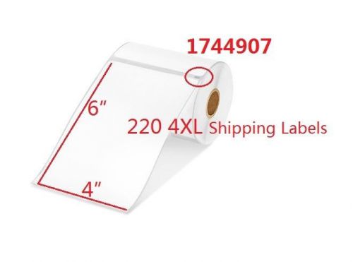 6xThermal Premium Shipping Labels 1744907 Dymo Compatible 4x6 Self Adhesive 220
