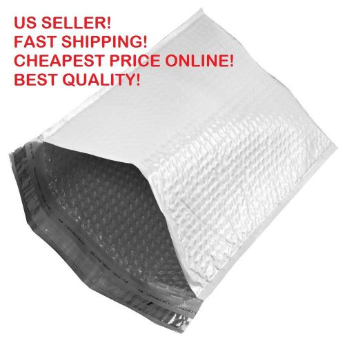 50 #6 POLY BUBBLE MAILERS PADDED ENVELOPES WHITE  12.5x19 QUICK SHIPPING