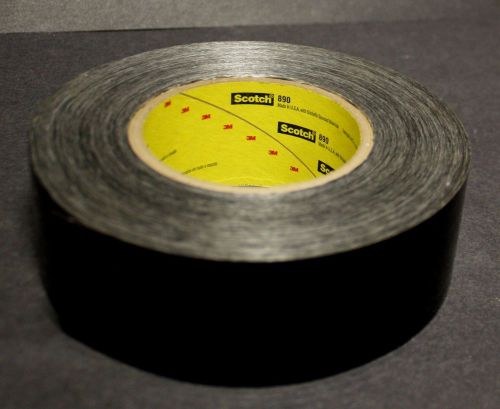 3m scotch 890 high strength filament tape, 2&#034; x 60yds black for sale