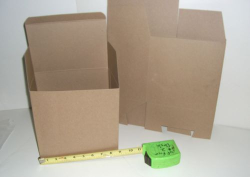 150 chipboard boxes w/automatic bottom &amp; tuck top. 8.5&#034;l x 5.5&#034;w x 8.125&#034;h. for sale
