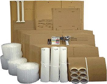 139 box + supplies moving &amp; packing kit - the ultimate - free local delivery for sale