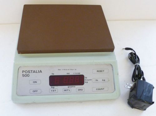 Postalia 500 0-5 lb postal scale, ps 5pr circuit board works vtg for sale