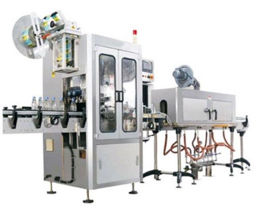 Telesonic model stb-350 shrink sleeve labeling machine for sale