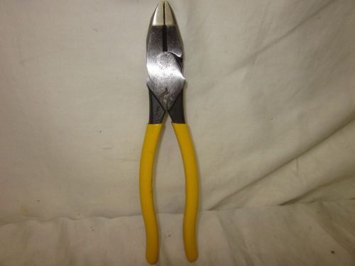 New Klein Tools Wire Side Cutting/CrimpingPliers J2000-9NE Electrician CATV