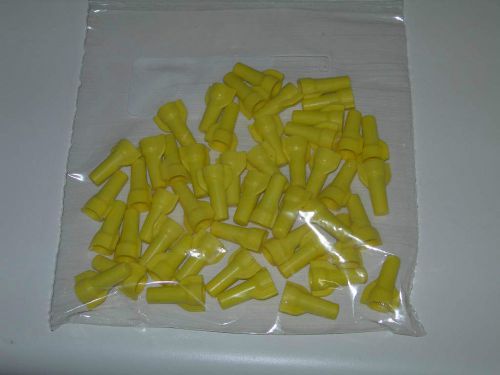 (50 pc) yellow winged wire nuts! twist on! new! l@@k! for sale