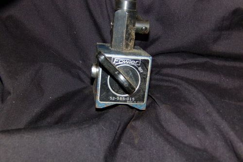 Fowler magnetic base flexible shaft vintage quality machinist estate piece nice for sale