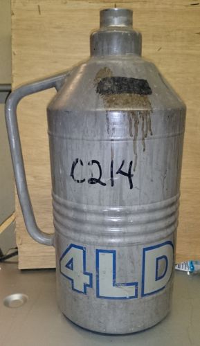 Taylor Wharton 4LD Liquid Nitrogen Cryogenic Dewar Storage Canister Flask