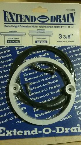 lot of 10 new 3-3/8&#034; extend-o-drains (#318133) drain height extension kits
