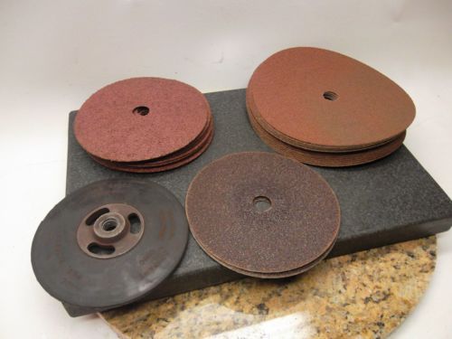 LOT OF ASSORTED 7&#034; AND 9 &#039;&#039;Grinding Disc A/O 24Grit AND 36 GRIT