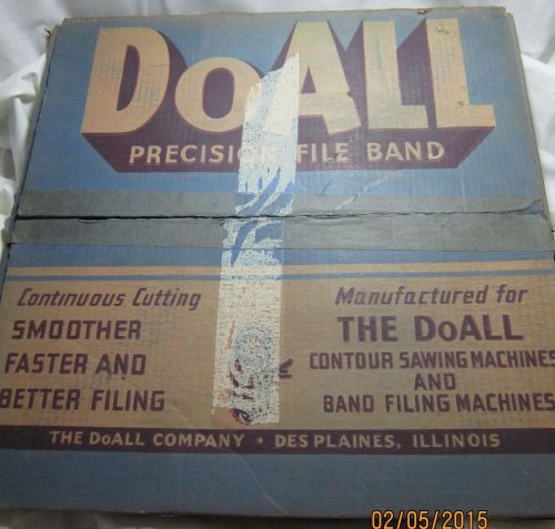 DoAll Precision File Band Saw Blade 120 inch 3/8 inch Oval 14 Teeth pr inch New