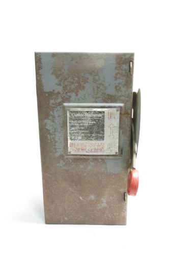 CUTLER HAMMER 30A AMP 600V-AC 3P FUSIBLE DISCONNECT SWITCH D489574
