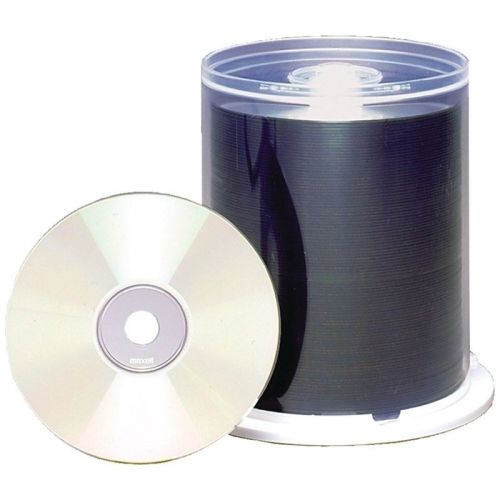 MAXELL 648720 - CDRPW100PKS 700MB 80-Minute Printable CD-Rs, 100-ct Spindle NEW