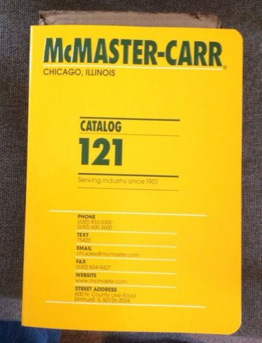 NEW In Opened Box! McMaster Carr Catalog # 121 Chicago FREE Shipping!