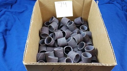 Box of 74 Merit Spiral Wound Bands 1-1/4&#034; x 1-1/4&#034; Grit 36 FREE FAST SHIP