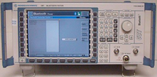 Rohde &amp; Schwarz CBT Bluetooth Tester w/ B55/K55/K57,1153.9000.35 WARRANTY