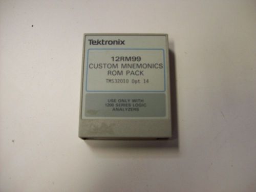 Tektronix 12RM99 Custom Mnemonics ROM Pack for 1200 Series Logic Analyzers