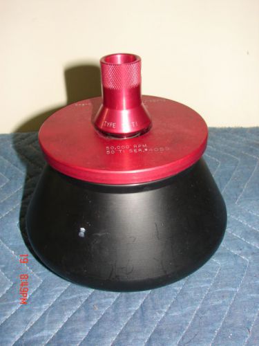 Beckman 50 TI Rotor, 50,000 rpm, B,C,D,F,G,H,O,P,Q, 12 TUBES, Ser #4053