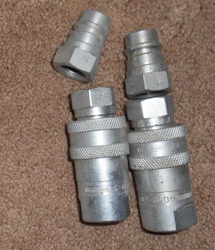 3 sets 3/8&#034;  agricultural quick couplers 4050-3 / 4010-3 pioneer couplers for sale