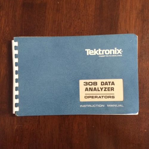 Tektronix 308 Service Manual   Original, USED