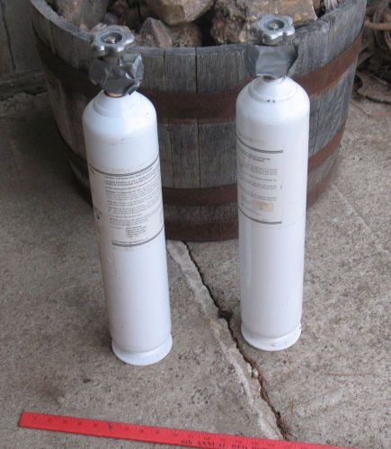 Medical oxygen tanks (2) for repurposing welding cutting crafts old healthcare for sale