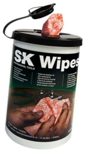 S K Hand Tools WIPES1 Dual Texture Hand And Tool Cleaning Wipes