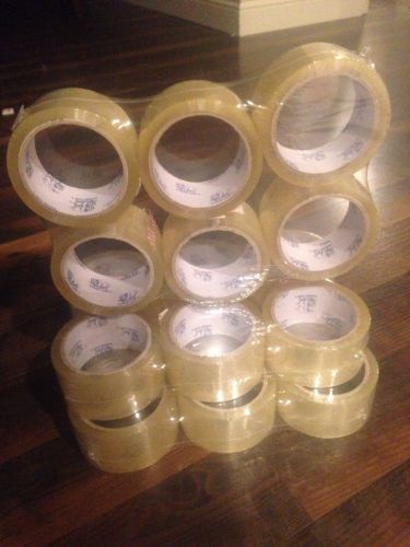 18 rolls Carton Sealing Clear Packing/Shipping/Box Tape- 2 Mil- 2&#034; x 55 Yards