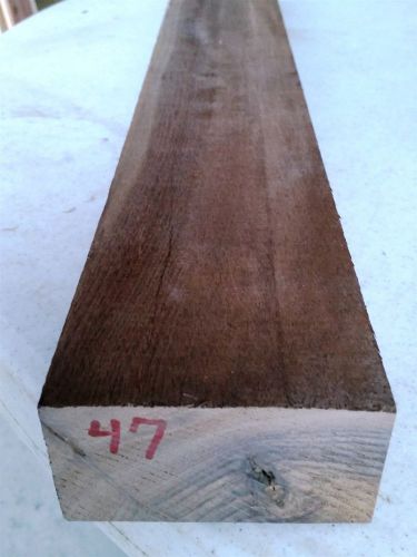Thick 8/4 black walnut board 24.5 x 3.55 x 2in. wood lumber (sku:#l-47) for sale