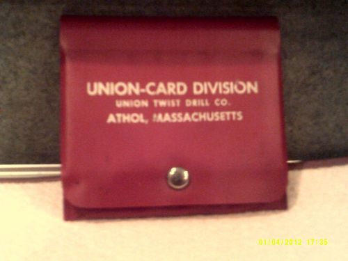 Lot of 8 Union Twist Drill Athol, MA Ground Thread TAPS 1/4-20