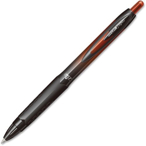 LOT OF 12 Uni-Ball 207BLX .7mm Gel Pens -Medium- 0.7mm -Orange Ink- SAN1837935
